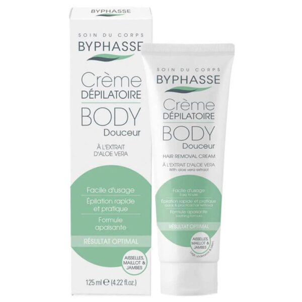 CREME EPILATOIRE BYPHASS ALOE VERA 125 ML